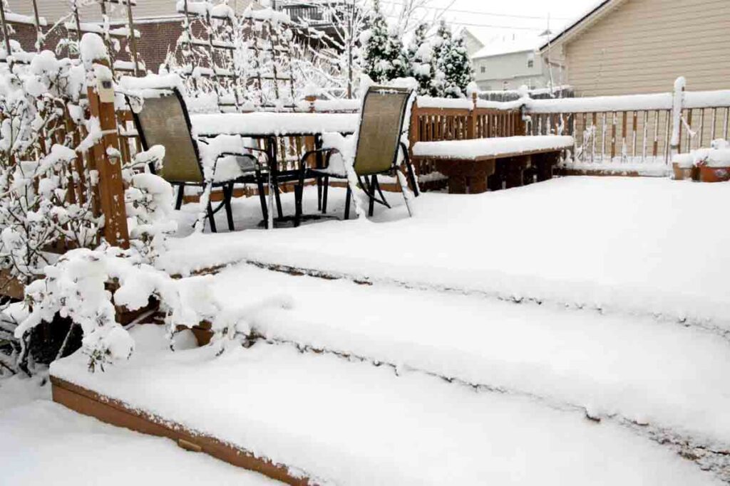 Best deck materials designed to withstand snow and harsh winter weather.