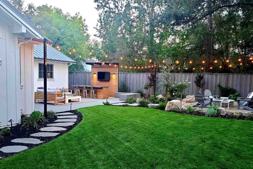 backyard remodel with cost estimate and planning