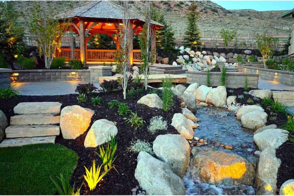 backyard hardscape contractors home value